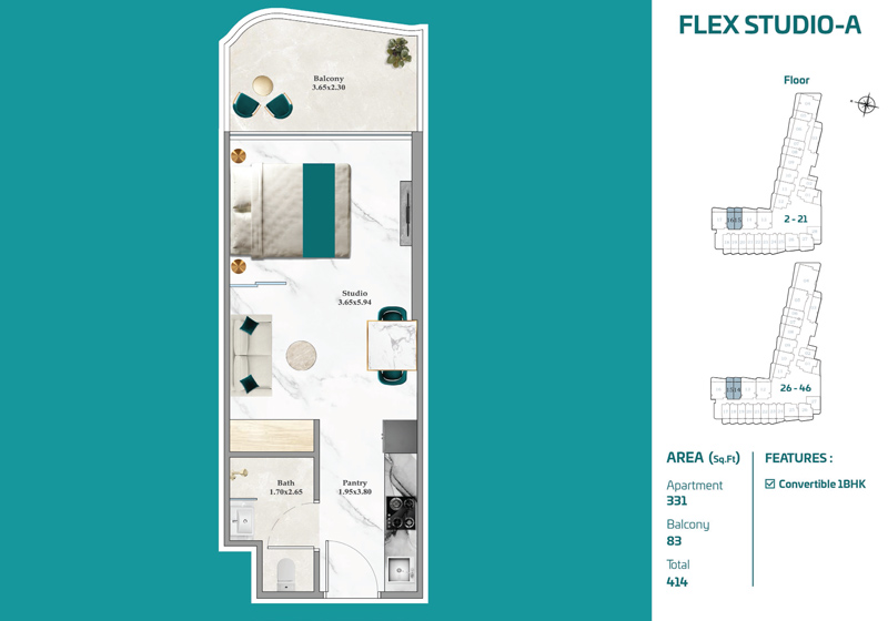 Breez by Danube ground floor plan